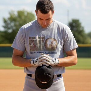 ⚾️ Jerzees Christian Play Hard Pray Hard Tee XL ⚾️